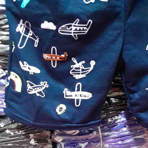Celana Santai Anak Laki-Laki Motif Pesawat 1-11 Tahun