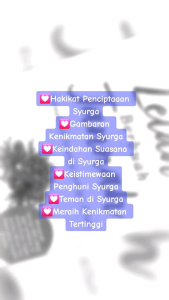 Agar Lelah Berbuah Jannah : Kenalilah Syurga-syurga Allah (oleh Mohd Yusof Arbain)