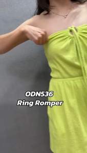 Jumpsuit Pendek Santai Pantai Wanita Murah 536 Oring 4 Warna