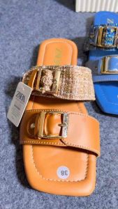 Sandal Selop Zara Rajut Tweet Gesper Sandal Wanita Kekinian Terbaru Kode SM07