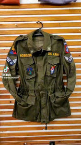 เสื้อทหารวินเทจอิตาลี่ แต่งอาร์มเพิ่ม