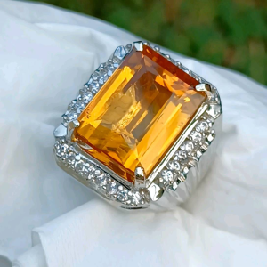 CINCIN BATU YELLOW CITRINE GOOD QUALITY