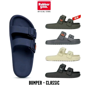 Rubber Soul รุ่น BUMPER-Classic ของแท้ 💯%รองเท้าแตะแบบสวม2ตอน นุ่ม เด้ง  ปรับได้
