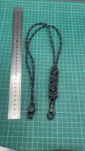 สายคล้องคอ ห้อยนกหวีด ห้อยบัตร (เชือกparacord 4mm คุณภาพดีไม่อมน้ำ แห้งเร็ว)