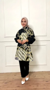 YABATIK - Batik Wanita Tunik Lengan Panjang