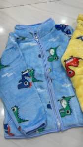 เสื้อกันหนาวผ้านิ่มเด็ก ล่ยไดโนเสาร์น่ารัก