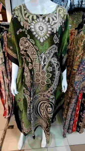 Kaftan Tali Dubai Free size Exclusive design Digital printed Cotton like Fabric Muslim fashion Ready Stock COD available for all Malaysia