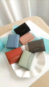 สตางค์สั้น 3พับ หนังPU ลาย Epsom สวยๆ กระเป๋า No.HC8303-003