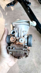 คาบู yamaha ฟีโน่มีโอ คาบู **แถมสายคันเร่ง+สายโช๊ค**แท้ติดรถ มือ 2 ใช้งานได้ปกติ แท้ 100%✓✓