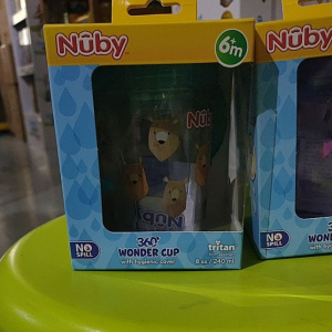 Nuby 360 Wonder Cup 240ml Twin Handle Tritan Printed NB10503