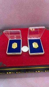 เหรียญสมเด็จองค์ปฐม ด้านหลังยันต์ทำน้ำมนต์ (เนื้อทองเหลือง ) วัดท่าซุง จ.อุทัยธานี