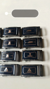 KEPALA GESPER PRIA REL AUTOMATIS KULIT KANVAS FORMAL KASUAL