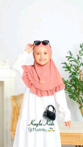 Hijab Anak Bergo Kayla By Husna Bahan Jersey Premium Kerudung Sekolah Anak