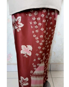 Mini Kurung Moden (Champagne+maroon)