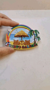Puerto Galera Colourful Ceramics Ref Magnets - 2D Design Souvenir for Philippines Travel and Decoration