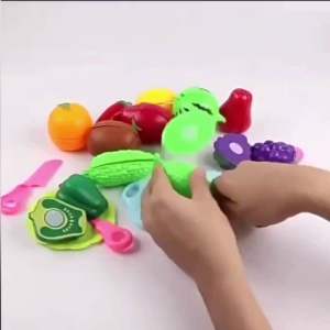 💕 ของเล่นผักผลไม้หั่นได้ ผักผลไม้ตัด เล่นอาหารจำลอง เสริมพัฒนาการ