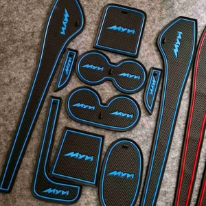 PERODUA MYVI 2012-2017 Car Interior Slot Mat Anti-Slip Rubber Mat Storage Tank Mat