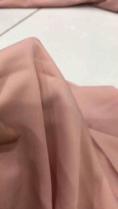 Vải Cotton lụa màu hồng da mềm rũ dày vừa (khổ 1m5)may đầm váyáo kiểu quần tây set comple