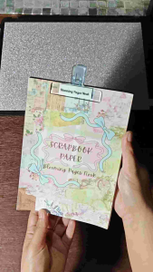 [ SET 1 ]  50 Sheets Vintage & Cute Patterned Scrapbook Paper Pack | Floral Vintage Plaid Fruit & Ocean Designs | Journal Junk Journal DIY Crafts Card Making Scrapbooking (50 A5 unrepeated designs)