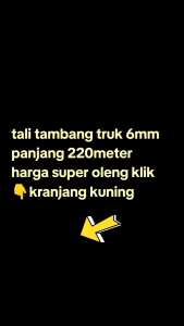 TALI TAMBANG 6MM PANJANG 220METER/1ROL