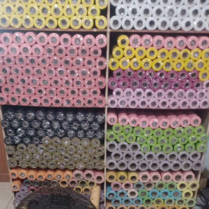 Kertas Tissue Buket Basic Per Roll 65cm x 20m / Kertas Tissu Pembungkus bunga kado pouch bag pompom dan dekorasi