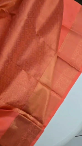 Kanjipuram Pure Silk Saree Pink Color 2g Zari Work / Pattu Sari for wedding / celebration / indian traditional
