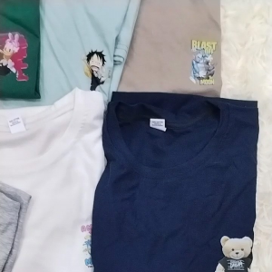 Tshirt Dewasa S-XXL Harga Murah 100% cotton Ready Stock