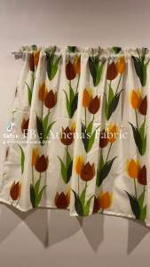 High Quality Kitchen Curtains: Geena Fabric & Easy-to-Clean Options
