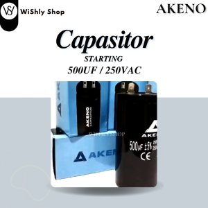 KAPASITOR STARING 500UF 250VAC MEREK AKENO