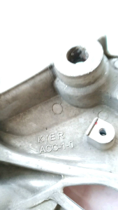 Postep Footstep Belakang Motor Megapro Mono Sebelah Kanan Saja Ori