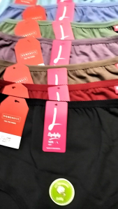 Celana Dalam Bahan Katun Organik LYDYLY L011 Panty Wanita | M - 6L Bahan 100% Katun Zigzag Belakang