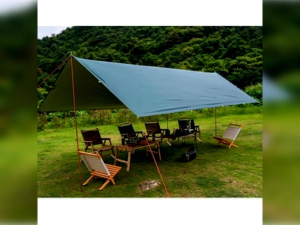 (COD)-plsyheet waterproof 4 ukuran plsyheet bivak trap tent atap tenda best quality