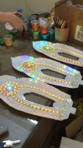 [HCM]1 Bộ 3 Lá đề ( thân Quang ko có tượng ) cho tượng 40cm | Tượng Phật Hoa Tiên