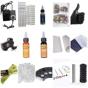 Bộ 1 máy xăm mô tơ bi shop giá rẻ để các bạn học xăm và xăm hình