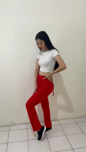 Celana Senam Kargo Kantong 4 Bahan Super Premium/Celana Senam Panjang Wanita/Celana Senam Terlaris