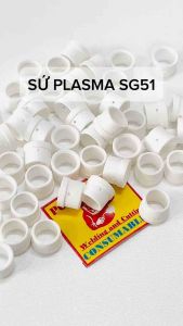 5 CÁI : Sứ Cắt Plasma  Sứ Chia Khí dùng cho Mỏ Cắt SG51  Sứ Ceramic Chịu Nhiệt Tốt