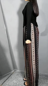 Celana Kulot Hommy Rayon Motif Kulot Adem Piyama