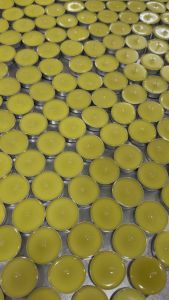 Tealight Hộp 100 Viên - Cháy 3– 4 Giờ Không Khói Đen Không Gây Mùi Khó Chịu - Nến Bơ Đang Phật - Nến Bơ Song Kỳ