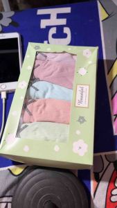 5 pcs/1 box Anti bacterial Hip Lifting Stretchable panty seamless panty assorted color can fit Meduim to XL