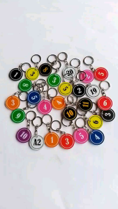 Gantungan Kunci Nomor Pintu Kamar Kos & Loker