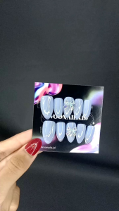 Toolkit Lengkap Kuku Palsu Blue Cat Eye