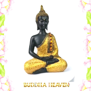 Buddha statue พระพุทธรูปเรซิ่น ขนาดสูง15.5cm. หน้าฐานกว้าง10.5cm.