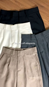 ETTA PANTS - Celana Wanita Loose Pants Flare Cutbray Korean Style