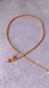 GELANG KAKI GOLD BIJI LADA XUPING LAPIS GOLD TIDAK ALERGI DIKULIT BAHAN TITANIUM ASLI KUALITAS IMPORT TERLARIS