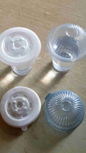 Tutup Gelas Oz Datar / Tutup Cembung Popice Jus 50pcs