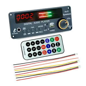 Digital Hifi Player MP3 Decoder Board with Bluetooth 5.3 USB AUX Card IR FM Radio TWS Pairing For Car Home Audio System