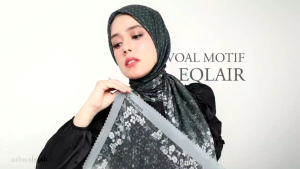 Kerudung Segiempat Motif Voal Terbaru Ethica Hijab 2024 All.Model