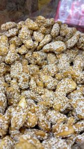 เคลือบงา 500 กรัม เม็ดมะม่วง งาขาว งาดำ สดใหม่ รูปแบบงา 500 กรัม