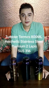 TERMOS PREMIUM Double Lapis STAINLESS STEEL VACUUM Flask CUP TUMBLER 800ML / Thermos Air Panas dan Dingin 2 Lapis Stainless Steel