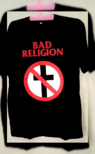 Kaos Band BAD RELIGION Warna Hitam / T-shirt Pakaian Pria & Wanita / Baju Distro Pria Lengan Pendek Bahan Cotton Combed 30s Berkualitas